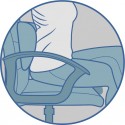 Ортопедическая подушка ректальная с эффектом памяти (арт.J2512)