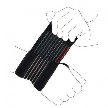 Бандаж на лучезапястный сустав облегченный UNI Чорний Remed Код: 26954