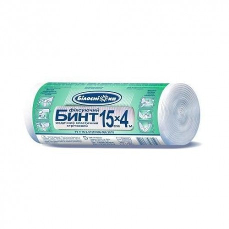 Эластичный бинт Білосніжка 15смх4м Код: 13947