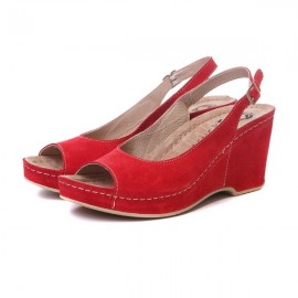 Босоніжки жіночі VESUVIO RED 505, Mubb Код: 23583