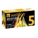 Иглы для шприц -ручки Wellion MEDFINE plus 5мм (31G x 0,25 мм)