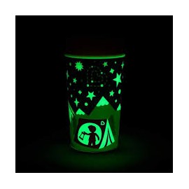 Пляшка непроливна "Miracle 360 Glow" 266мл.(жовта)