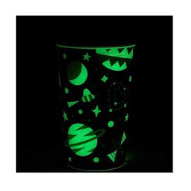 Пляшка непроливна "Miracle 360 Glow" 266мл.(червона)