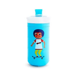 Пляшка непроливна "Sippy Twisty" 266мл. кол. блакитний