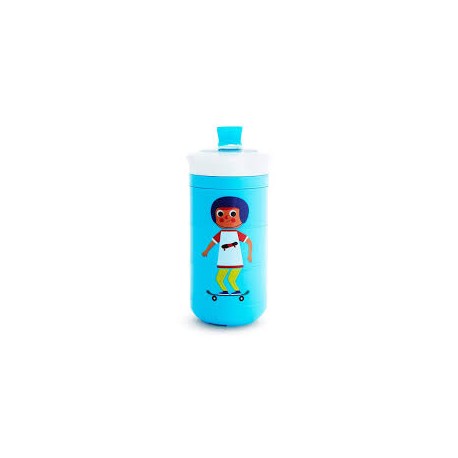 Пляшка непроливна "Sippy Twisty" 266мл. кол. блакитний