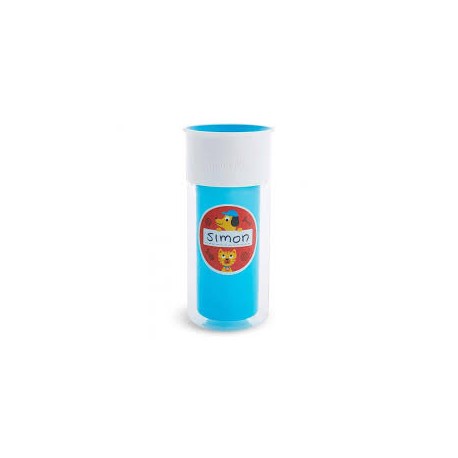 Пляшка непроливна "Miracle 360 Insulated" 266мл.(блакитна)
