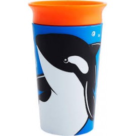 Чашка непроливна "Miracle 360 Deco" (Косатка), 266мл.