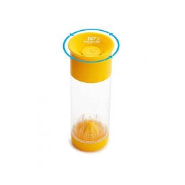 Чашка непроливна "Miracle 360 Fruit Infuser Cup", 591 мл (жовта)