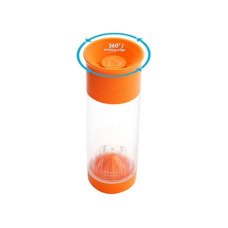 Чашка непроливна "Miracle 360 Fruit Infuser Cup", 591 мл (помаранчева)