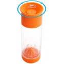 Чашка непроливна "Miracle 360 Fruit Infuser Cup", 591 мл (помаранчева)