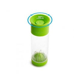 Чашка непроливна "Miracle 360 Fruit Infuser Cup", 591 мл (зелена)