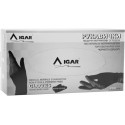 Черные нитриловые перчатки Igar (100 пар/200 шт в упаковке)