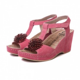 Босоніжки жіночі Рожевий 587