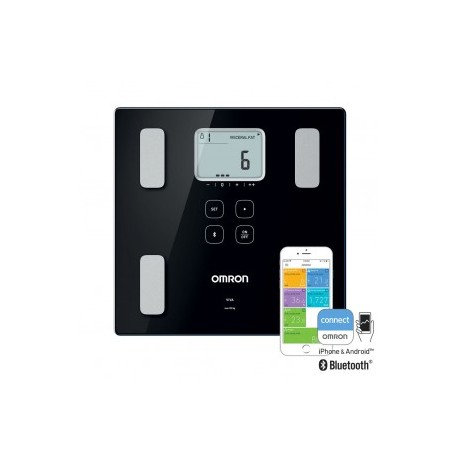 Монитор состава тела OMRON VIVA - передача данных через смартфон