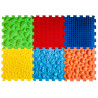 Килимок масажний "Пазли Мікс" 6 елементів