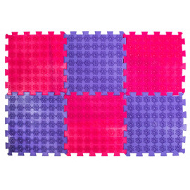 Акупунктурный массажный коврик Лотос 6 элементов