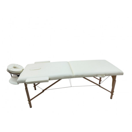 Двухсекционный деревянный складной стол PREMIERE светло-бежевый (NEW TEC)