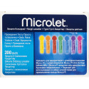 Ланцети з силіконовим покриттям Microlet (Мікролєт) голка розмір 30G