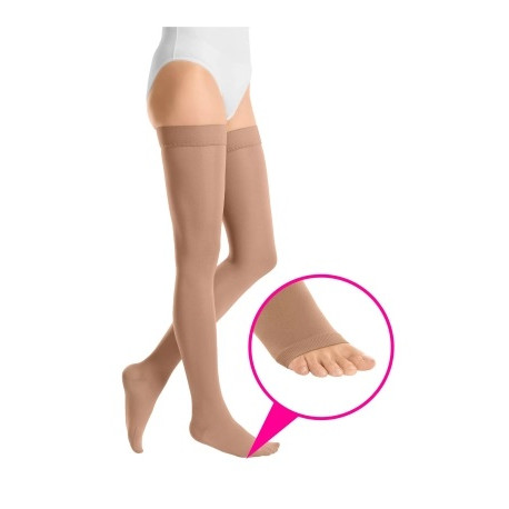 Компресійні панчохи duomed smooth, 1 клас компресії з відкритим миском