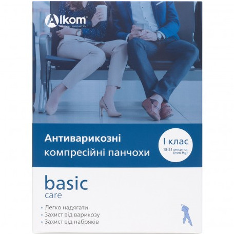 Панчохи антиварикозні basic care, клас компресії І