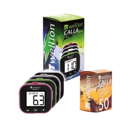 Глюкометр Wellion Calla Light с 50 тест-полосками в комплекте, (Австрия)