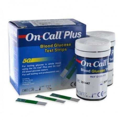 Тест-полоски On-Call Plus (Он-Колл), 50 шт.